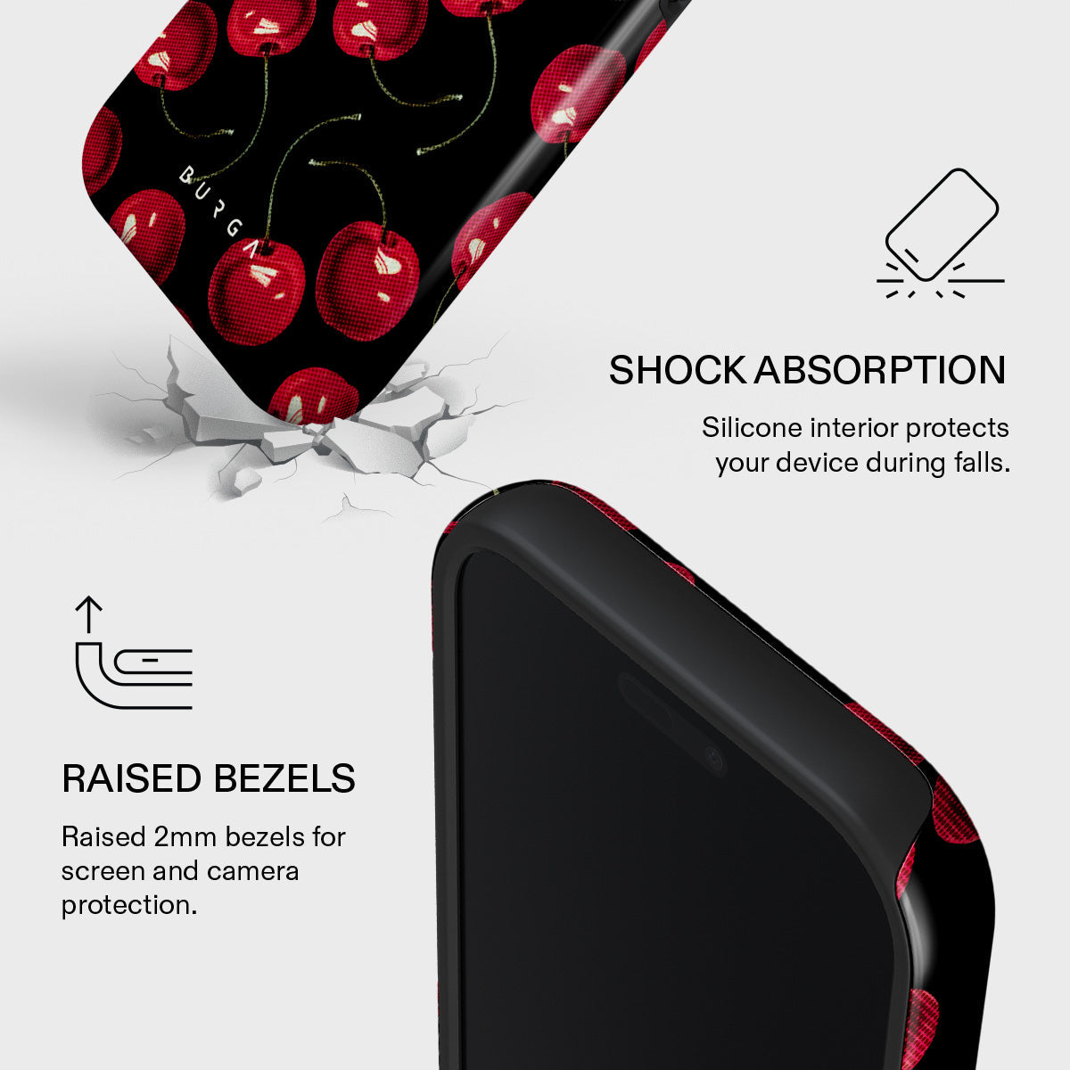 iPhone 17 Pro Max Case, Cherrybomb | BURGA