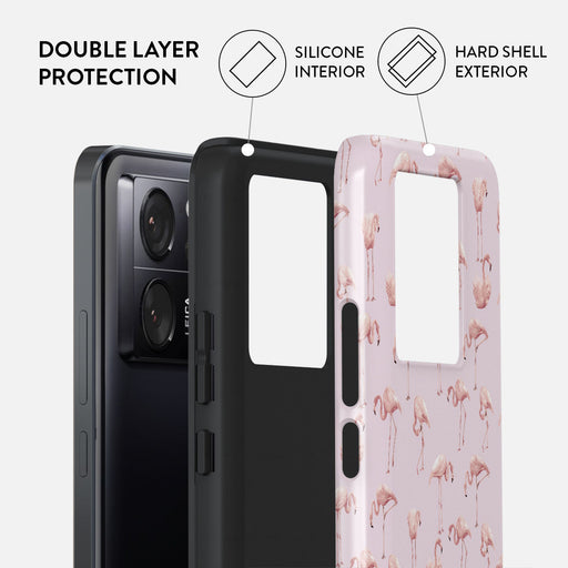 Nostalgic Pink - Flamingos Xiaomi 13T Pro Case 2