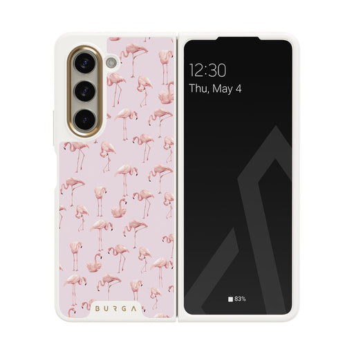 Nostalgic Pink - Flamingos Samsung Galaxy Z Fold 5 Case