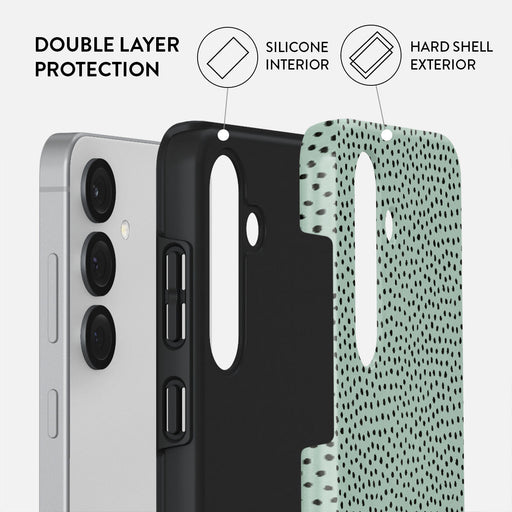 Mint Gelato - Dots Samsung Galaxy S25 Case 2