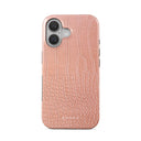 Pink Croco - iPhone 16 Case 1