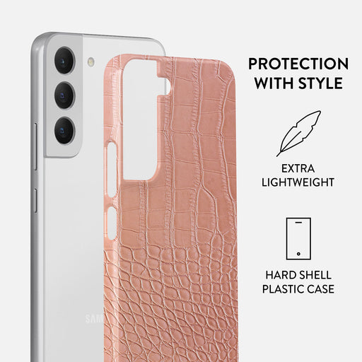 Pink Croco - Samsung Galaxy S22 Plus Case 2