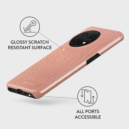 Pink Croco - OnePlus 11 Case 3
