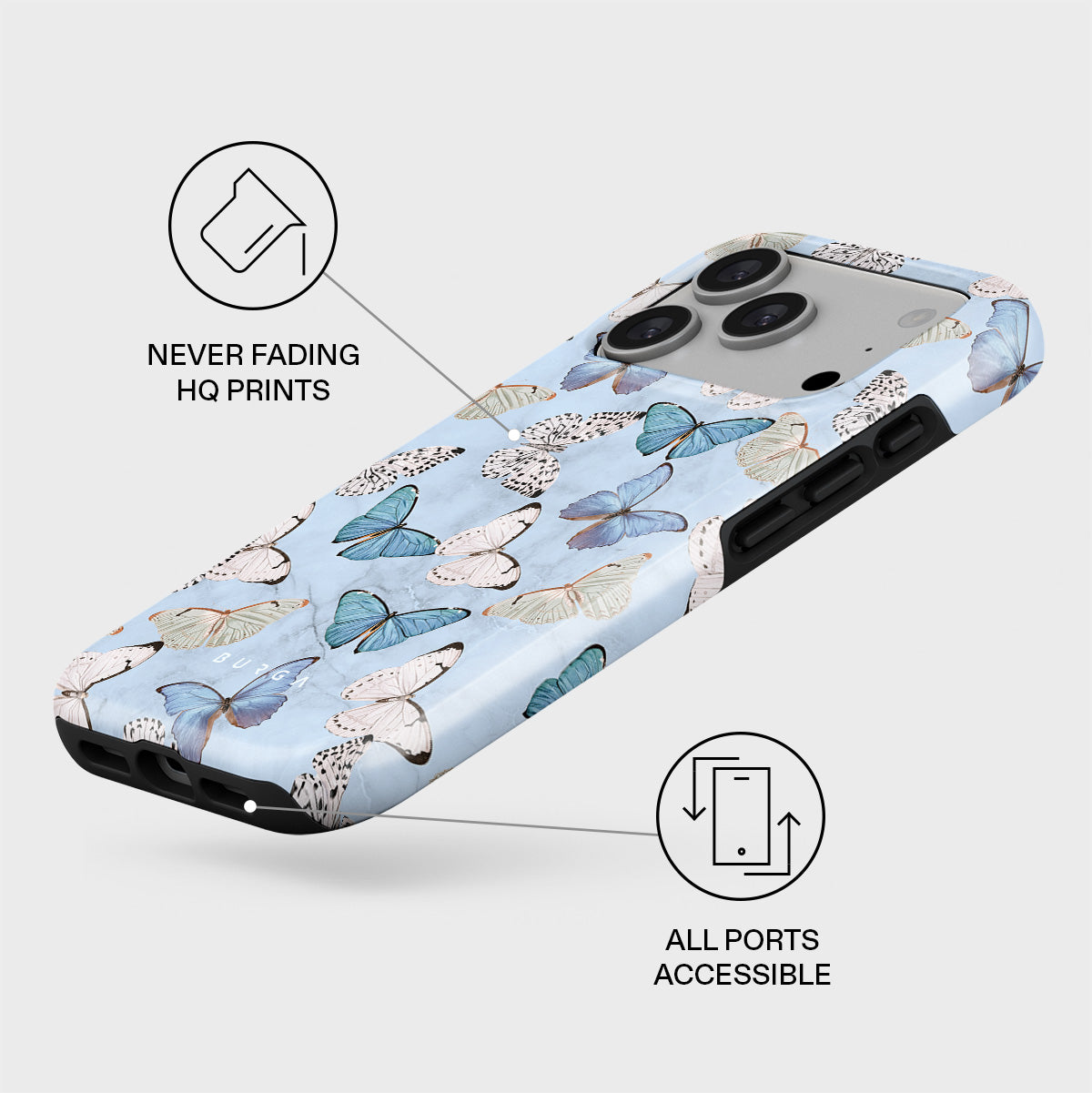 Give Me Butterflies - iPhone 17 Pro Case | BURGA