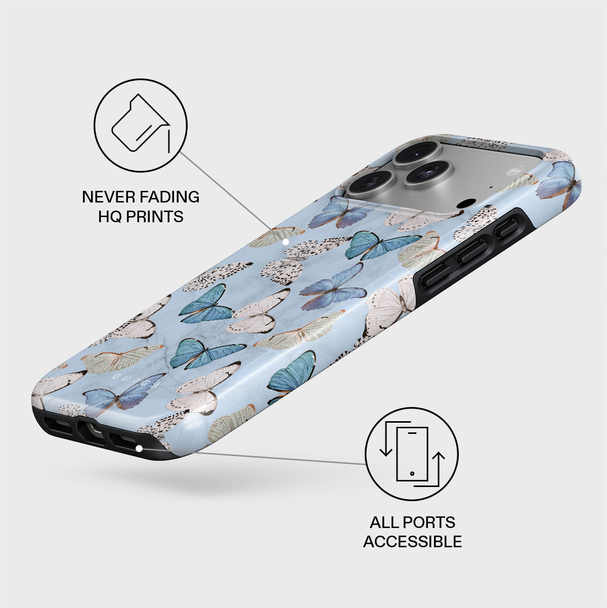 iPhone 17 Pro Case, Give Me Butterflies | BURGA