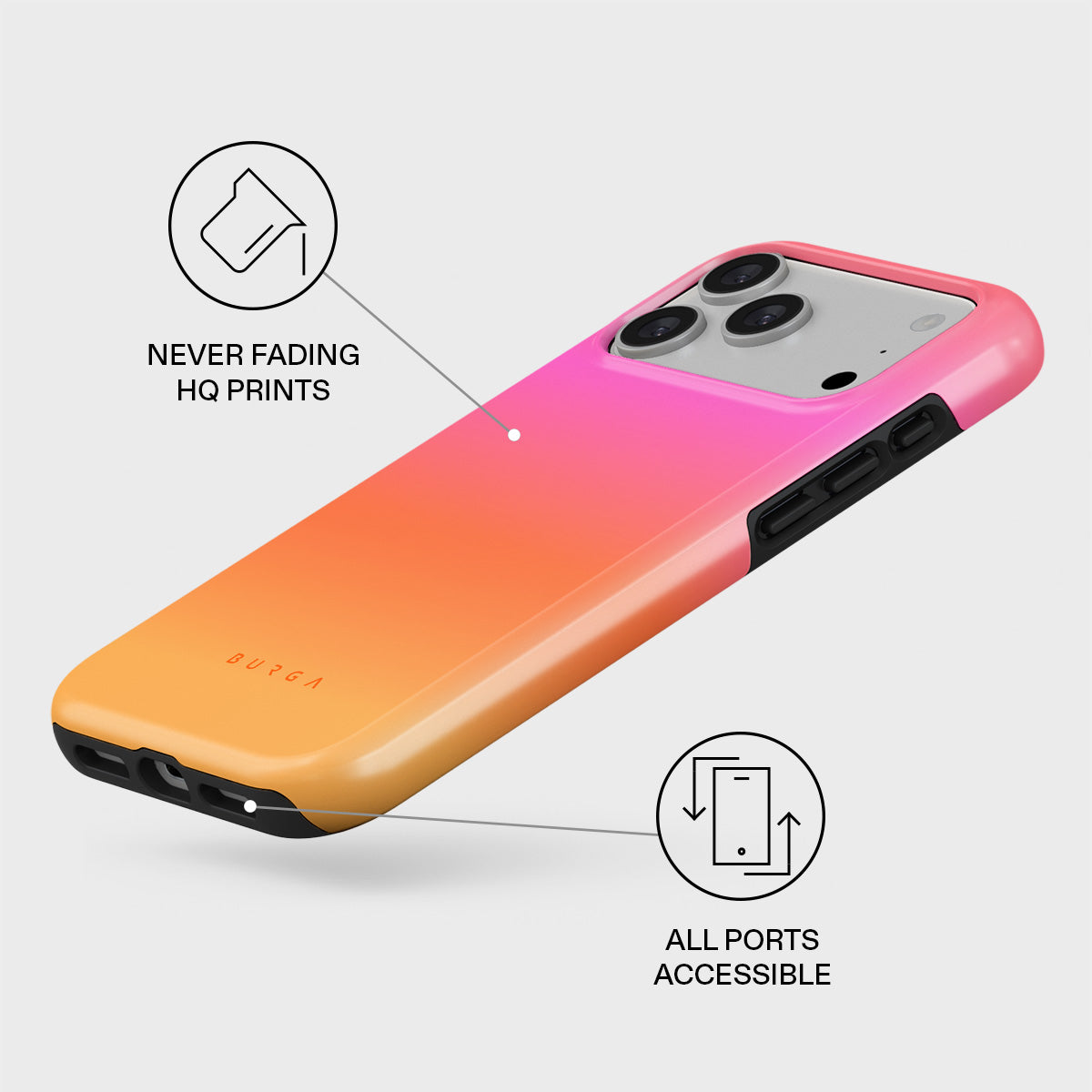 Sunset Club - iPhone 17 Pro Max Case | BURGA