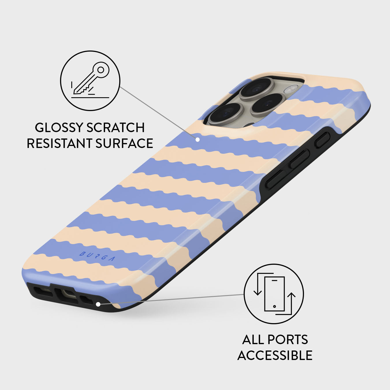 Splash - iPhone 16 Pro Max Case | BURGA