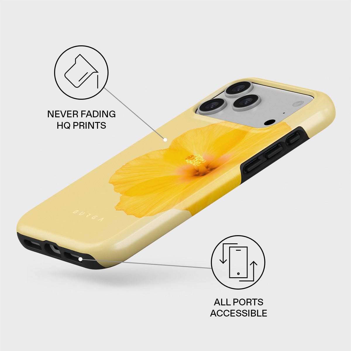 Hibiscus - iPhone 17 Pro Max Case | BURGA