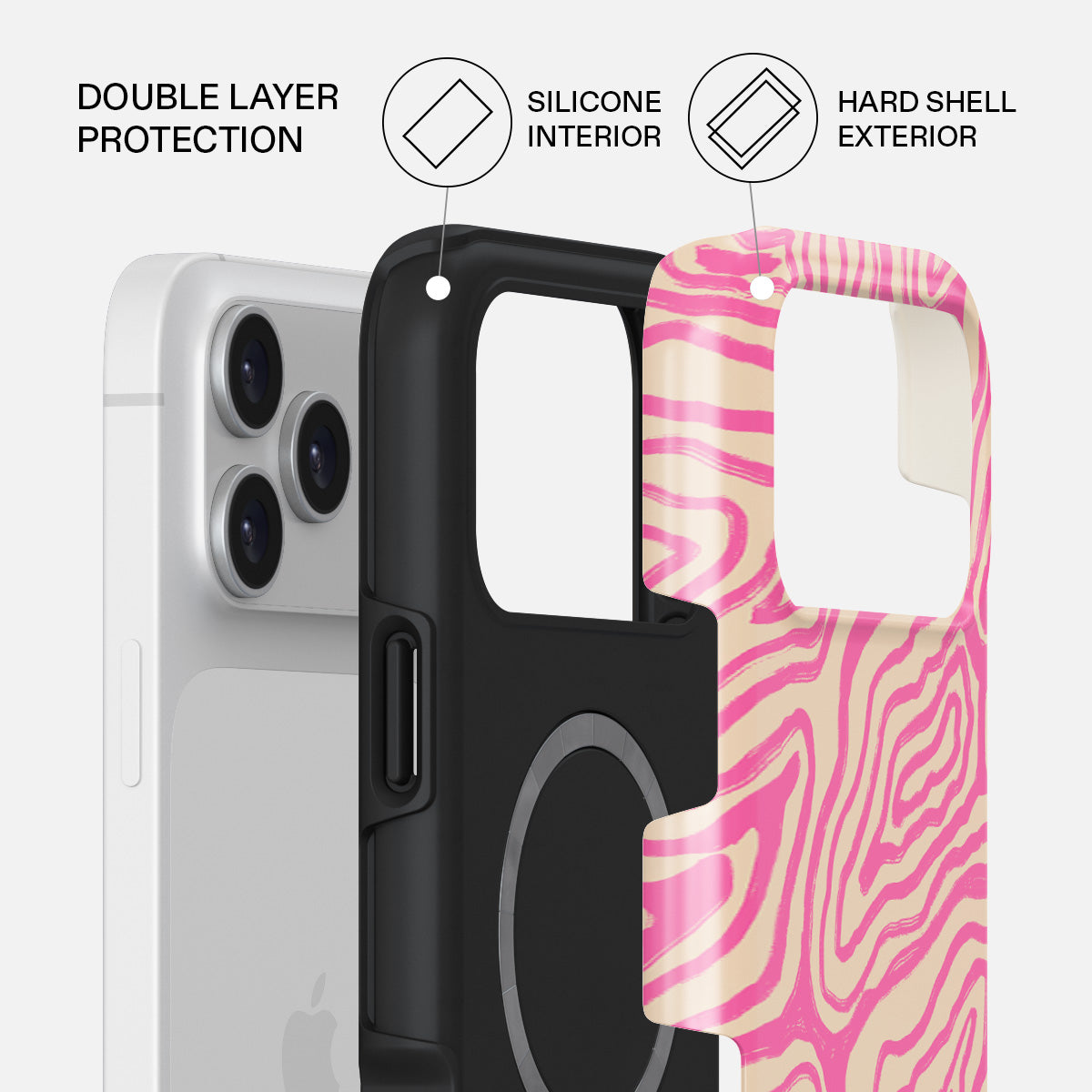 Pink Shores - iPhone 17 Pro Max Case | BURGA