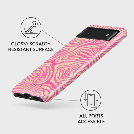 Pink Shores - Google Pixel 6a Case 3