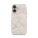 Vanilla Sand - Marble iPhone 16 Plus Case 1