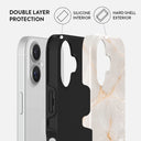 Vanilla Sand - Marble iPhone 16 Plus Case 2