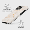 Vanilla Sand - Marble iPhone 16 Pro Max Case 3