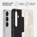 Vanilla Sand - Marble Samsung Galaxy S25 Case 2