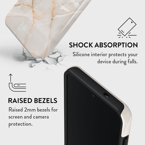Vanilla Sand - Marble Samsung Galaxy S25 Case 4
