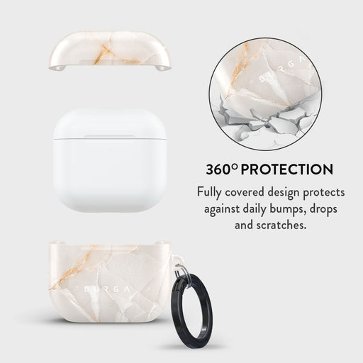 Vanilla Sand - Marble AirPods 4 Case 2