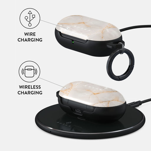 Vanilla Sand - Marble Samsung Galaxy Buds Case 3
