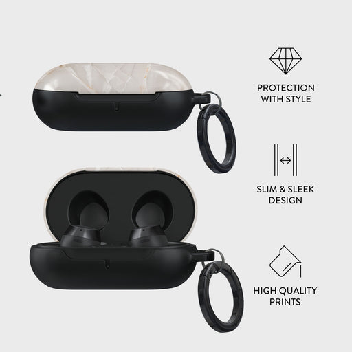 Vanilla Sand - Marble Samsung Galaxy Buds Case 4