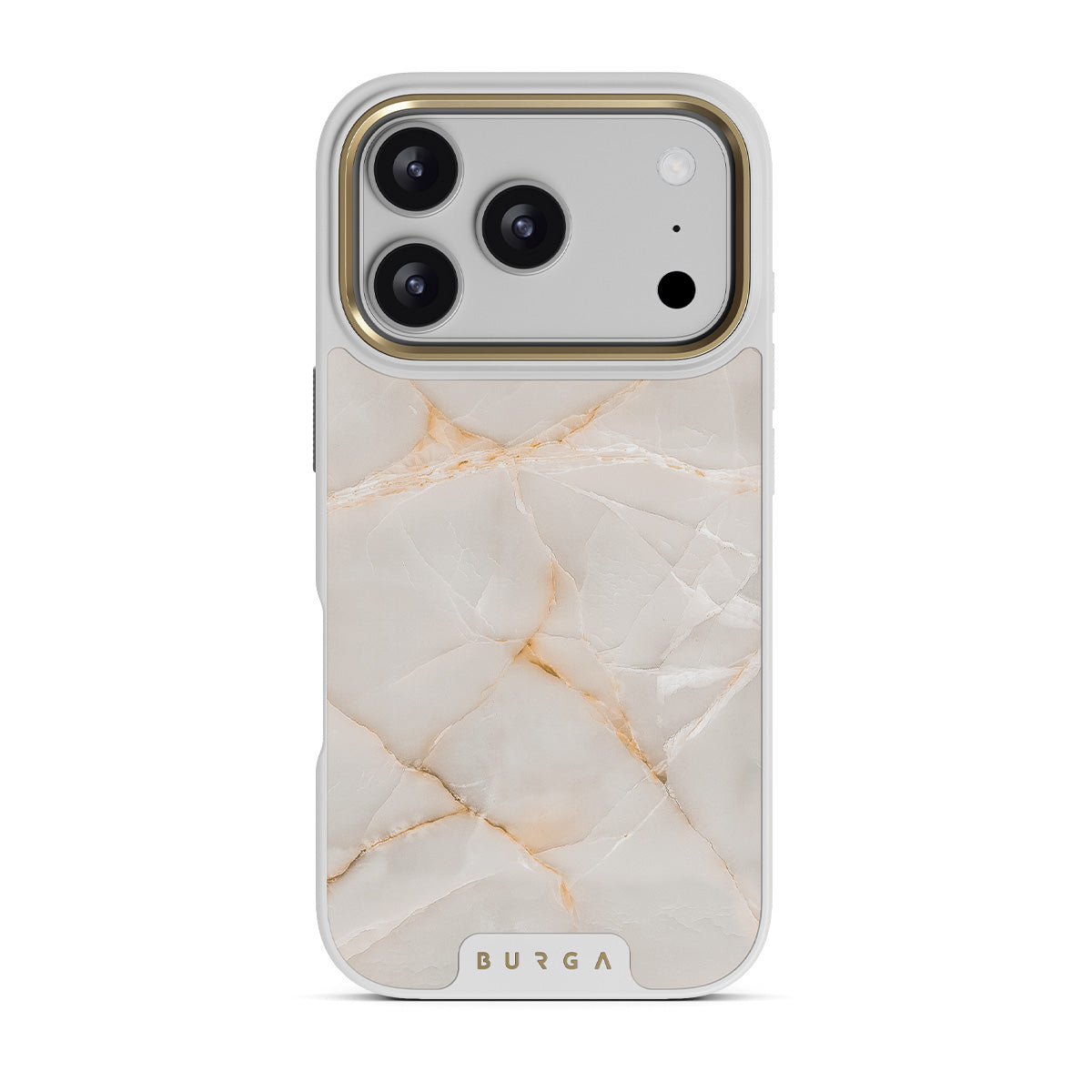 【新品】BURGA マーブルデザイン ハードケース　iPhone17 ベージュ Vanilla Sand - Marble iPhone 17 Pro Case | BURGA