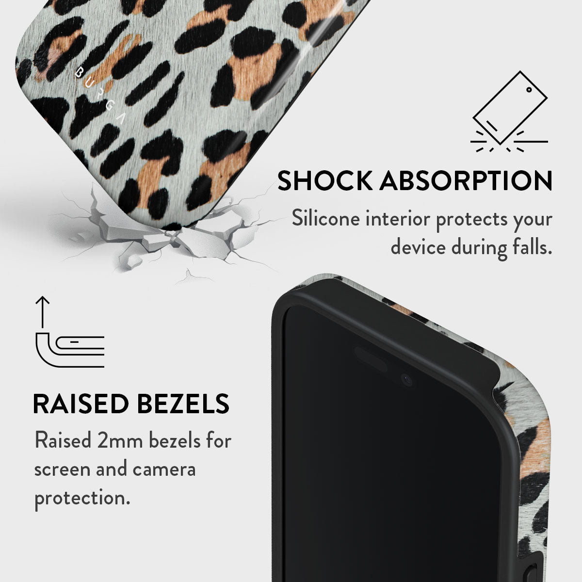 BURGA ヒョウ柄 iPhone用ケース iPhone 16pro Baby Leo - Leopard iPhone 16 Pro Case | BURGA