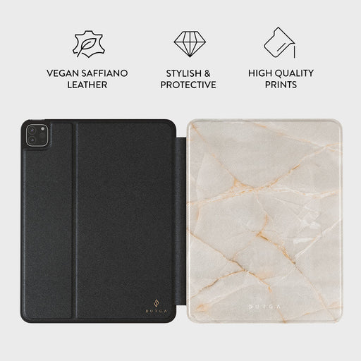 Vanilla Sand - Marble iPad Pro 12.9 (4th/3rd Gen) Case 2