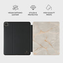 Vanilla Sand - Marble iPad Pro 12.9 (6th/5th Gen) Case 3