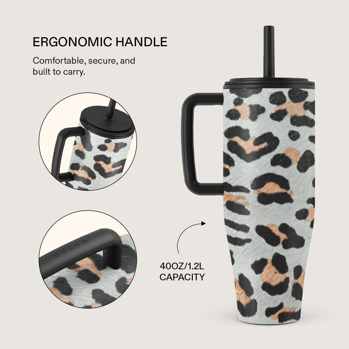 Baby Leo - Leopard All Day Leakproof Tumbler | BURGA