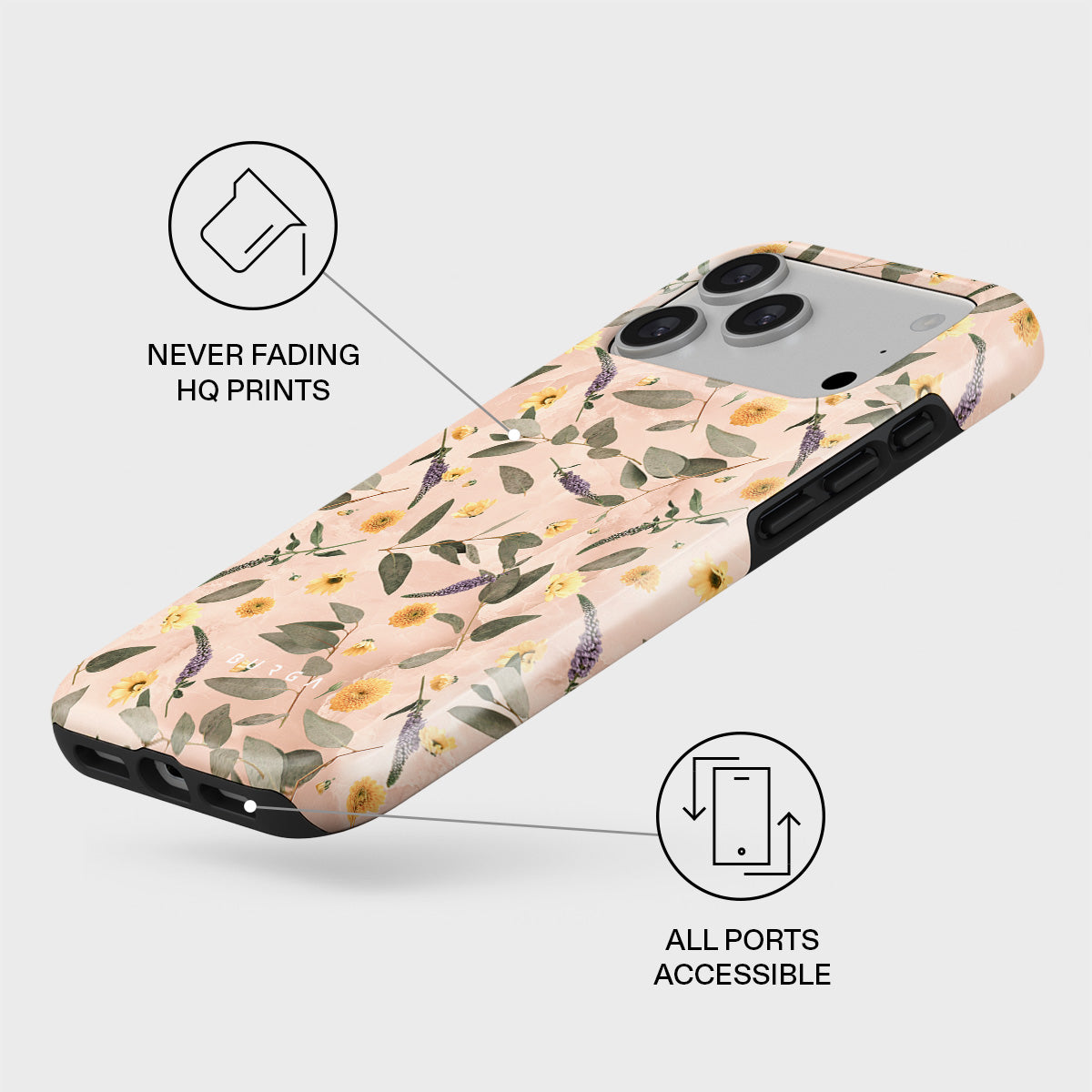 Sunday Brunch - Flowers iPhone 17 Pro Max Case | BURGA