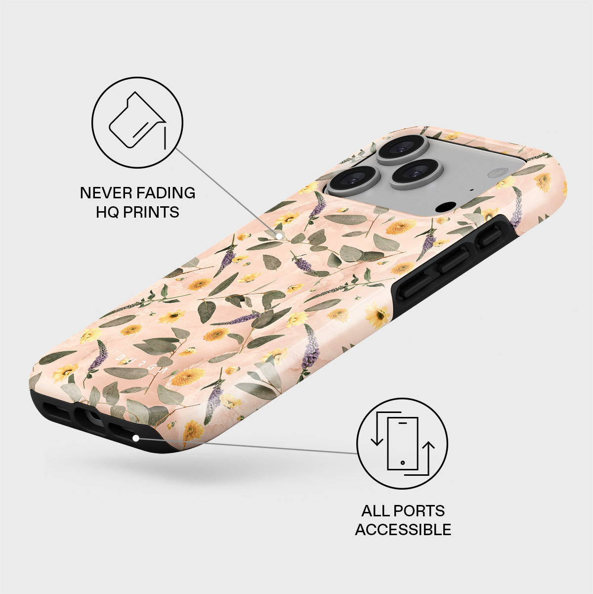 Sunday Brunch - Flowers iPhone 17 Pro Case | BURGA