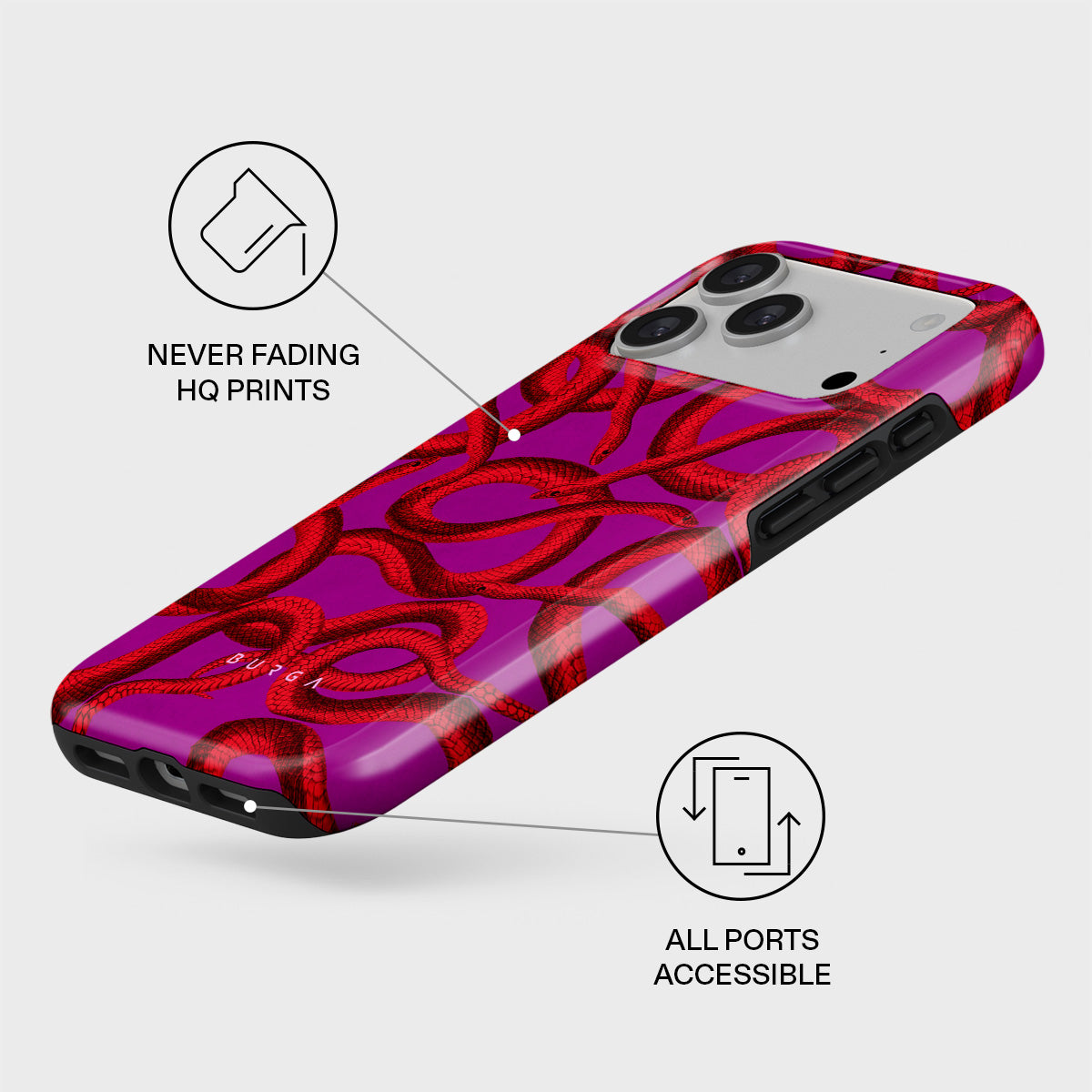 Watch Out - iPhone 17 Pro Max Case | BURGA