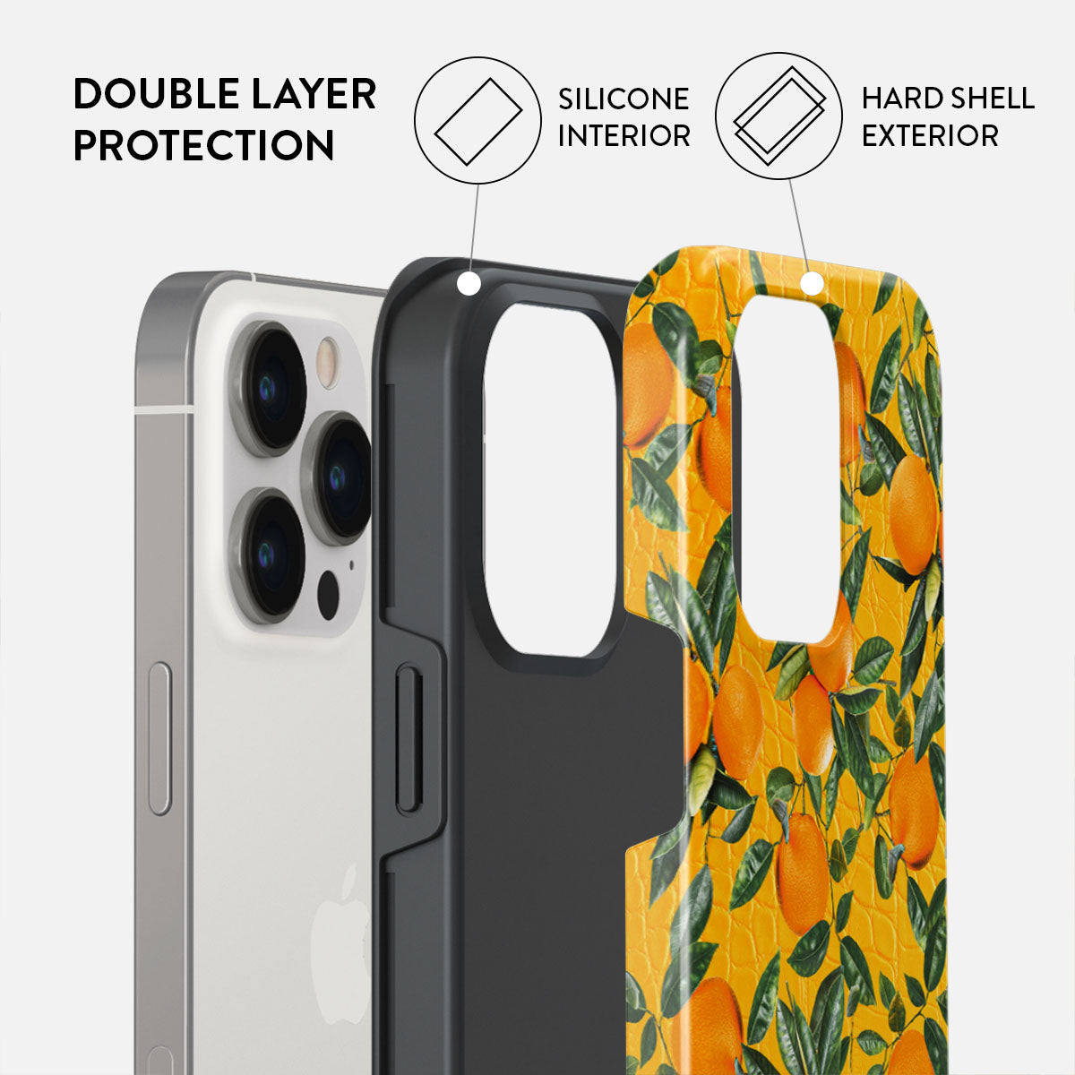 即購入可！BURGA iPhone13proケース スマホリング Orange Lemonade - iPhone 13 Pro Case | BURGA