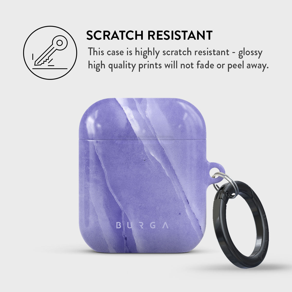 AirPods ラベンダーのケース付き Lavender AirPods Pro 3 Wireless MagSafe Case & Cover | ESR Orbit