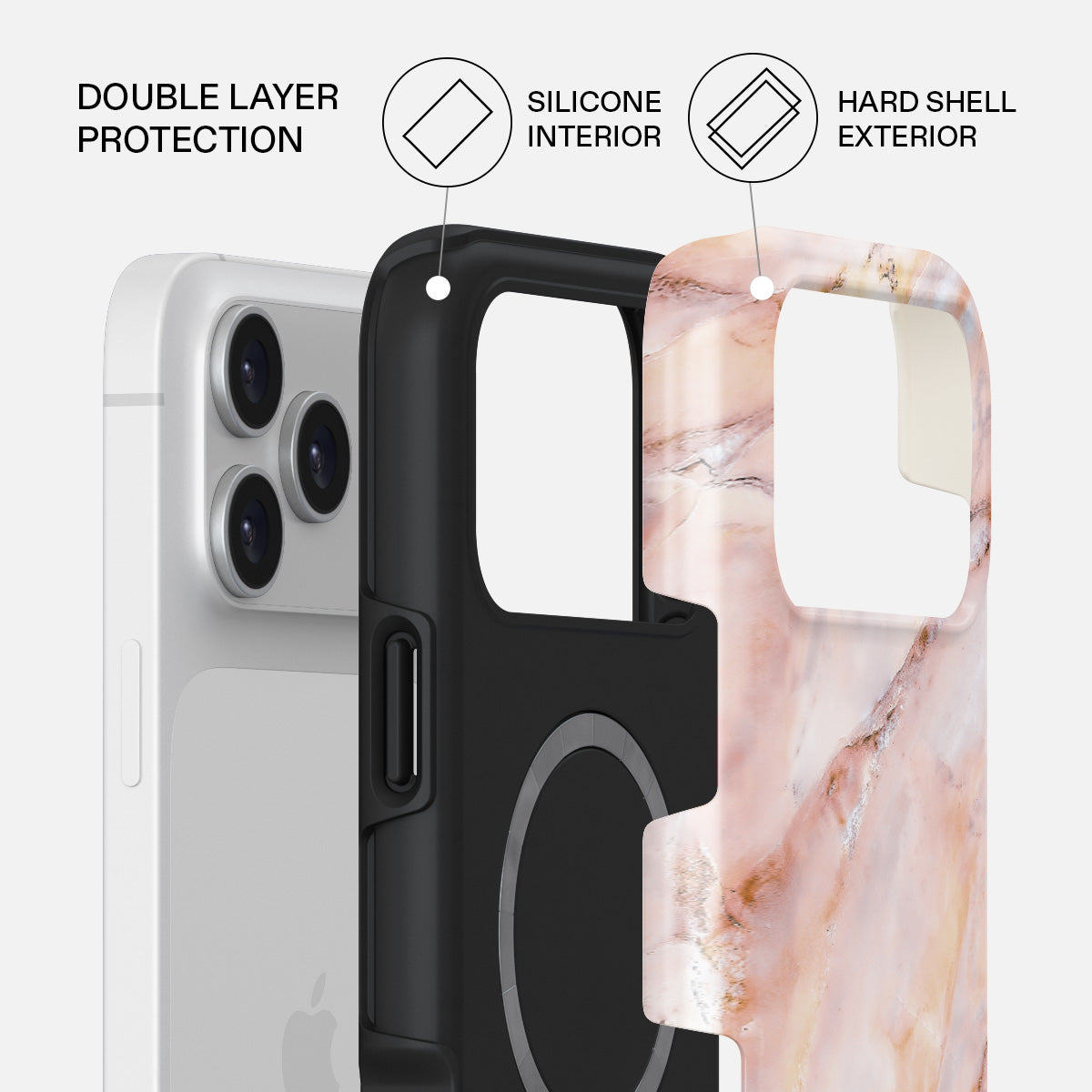 Morning Sunshine - Pastel Marble iPhone 17 Pro Max Case | BURGA