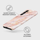 Morning Sunshine - Pastel Marble Samsung Galaxy S25 Case 3