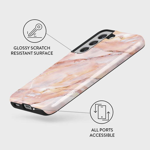 Morning Sunshine - Pastel Marble Samsung Galaxy S22 Case 7
