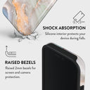 Pastel Hues - Colorful Marble iPhone 16 Pro Max Case 4