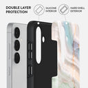 Pastel Hues - Colorful Marble Samsung Galaxy S25 Plus Case 2
