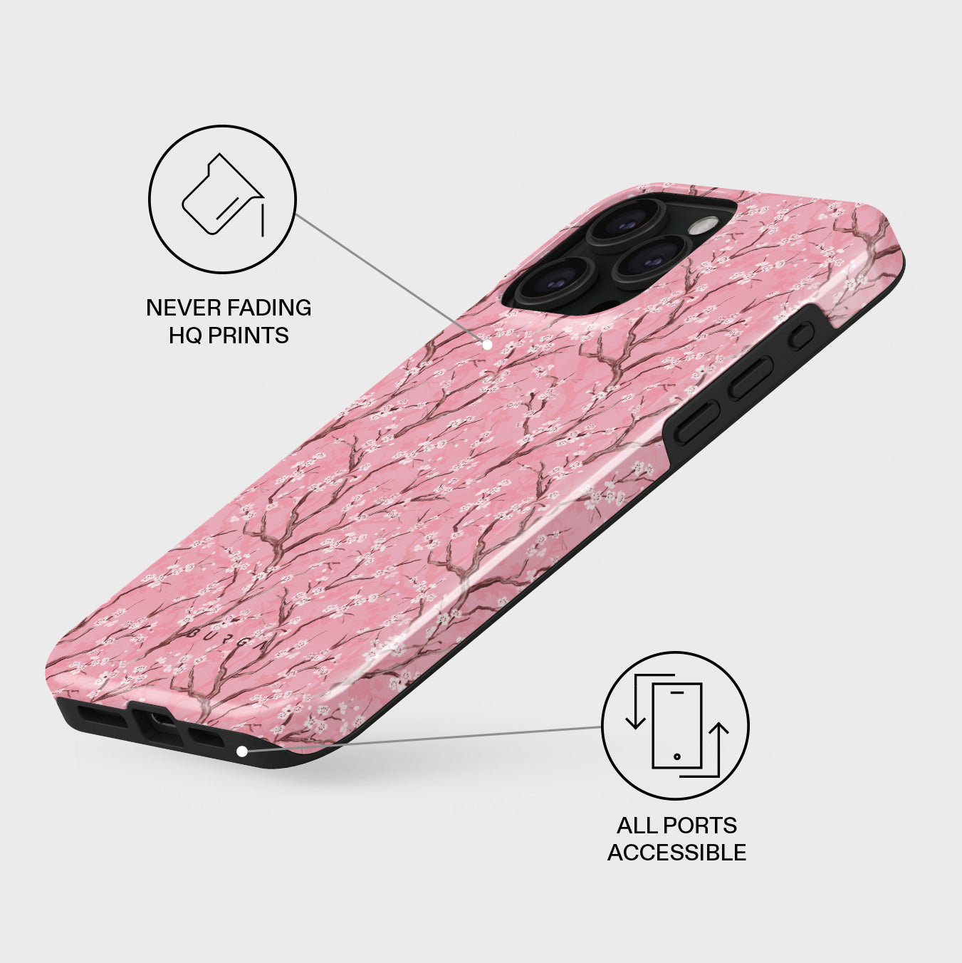 Sakura - iPhone 15 Pro Max Case | BURGA