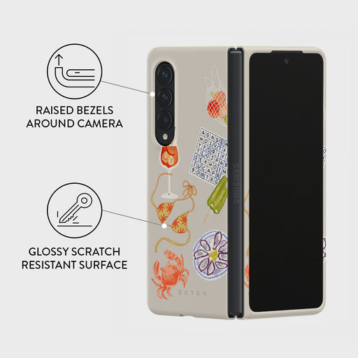 Seaside Muse - Samsung Galaxy Z Fold 4 Case 3
