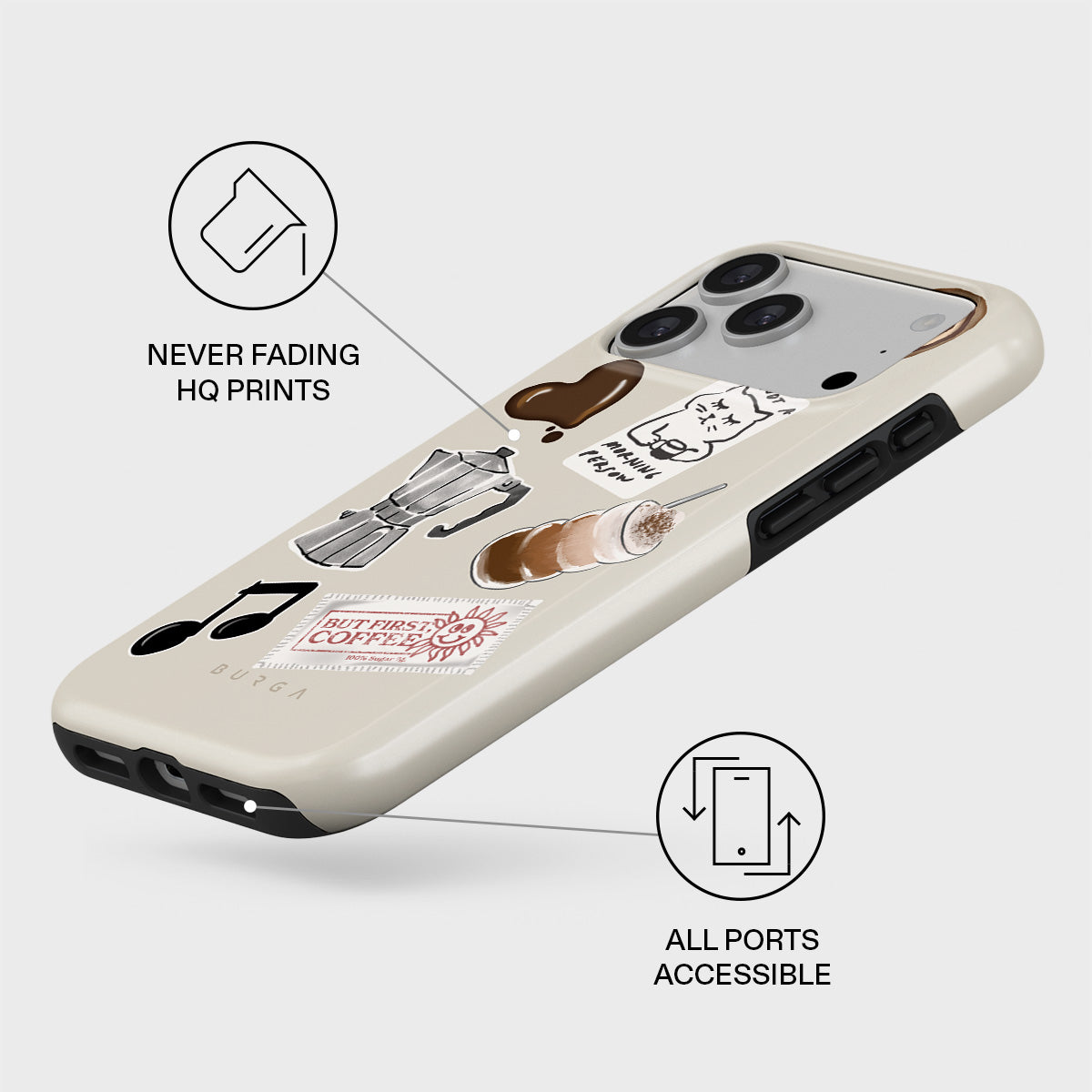 Puffer Case® - Oat Milk 17pro max the-puffer-case-oat-milk-