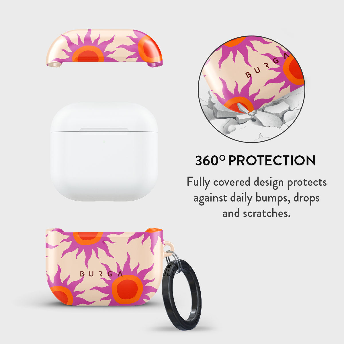 Sunset Glow - Apple AirPods 4 Case Cover | BURGA
