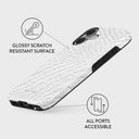 Glacial Desert - White Snakeskin iPhone 16 Plus Case 3