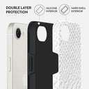 Glacial Desert - White Snakeskin iPhone 16e Case 2