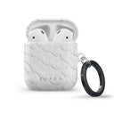 Glacial Desert - White Snakeskin AirPods Case