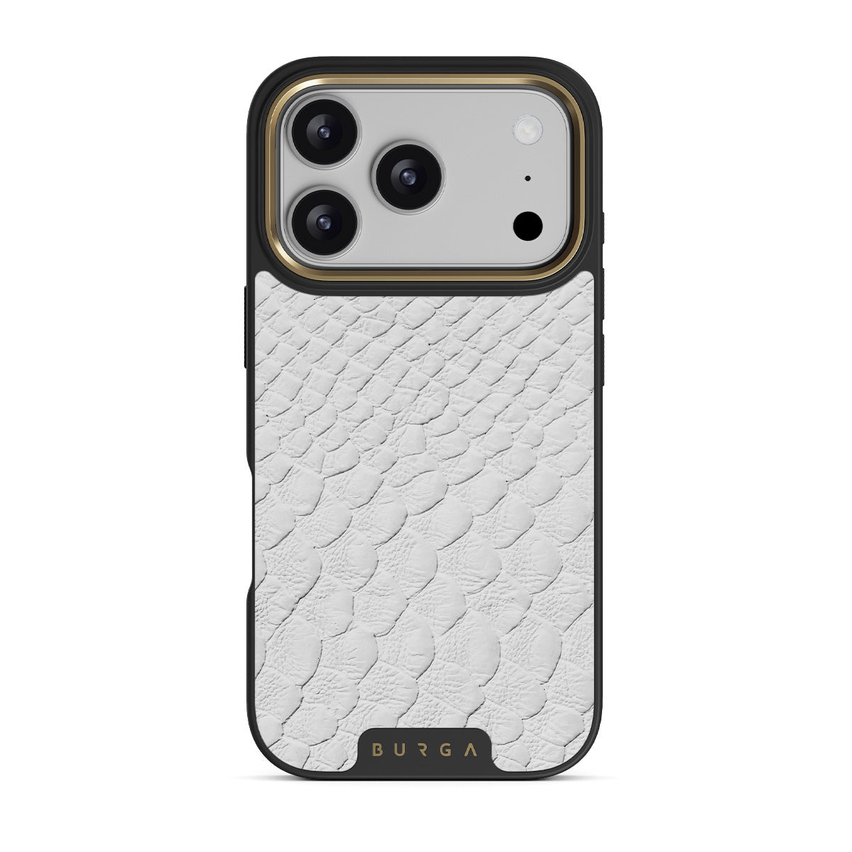 Glacial Desert - White Snakeskin iPhone 17 Pro Case | BURGA