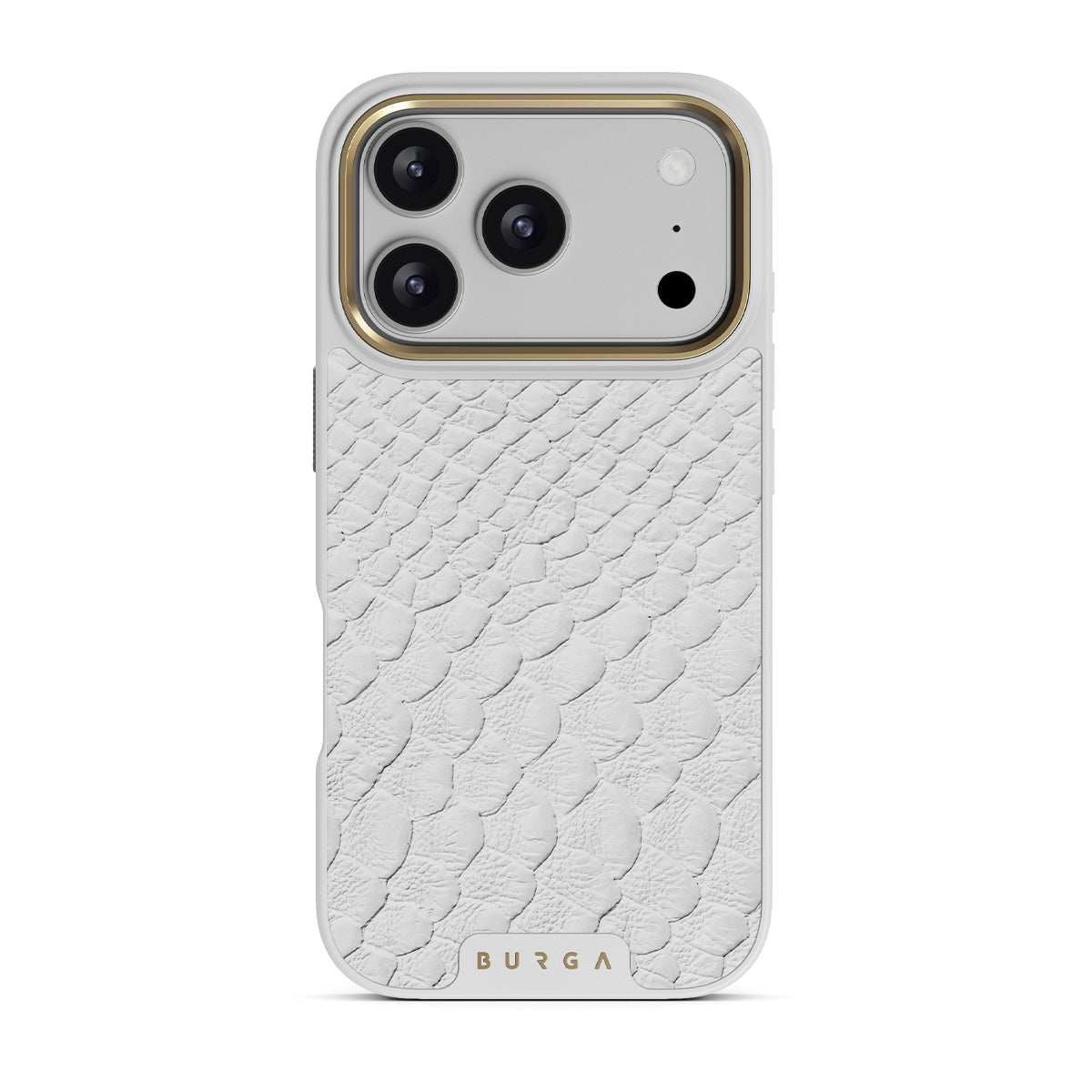 Glacial Desert - White Snakeskin iPhone 17 Pro Case | BURGA