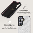 Glacial Desert - White Snakeskin Samsung Galaxy S24 Case 16