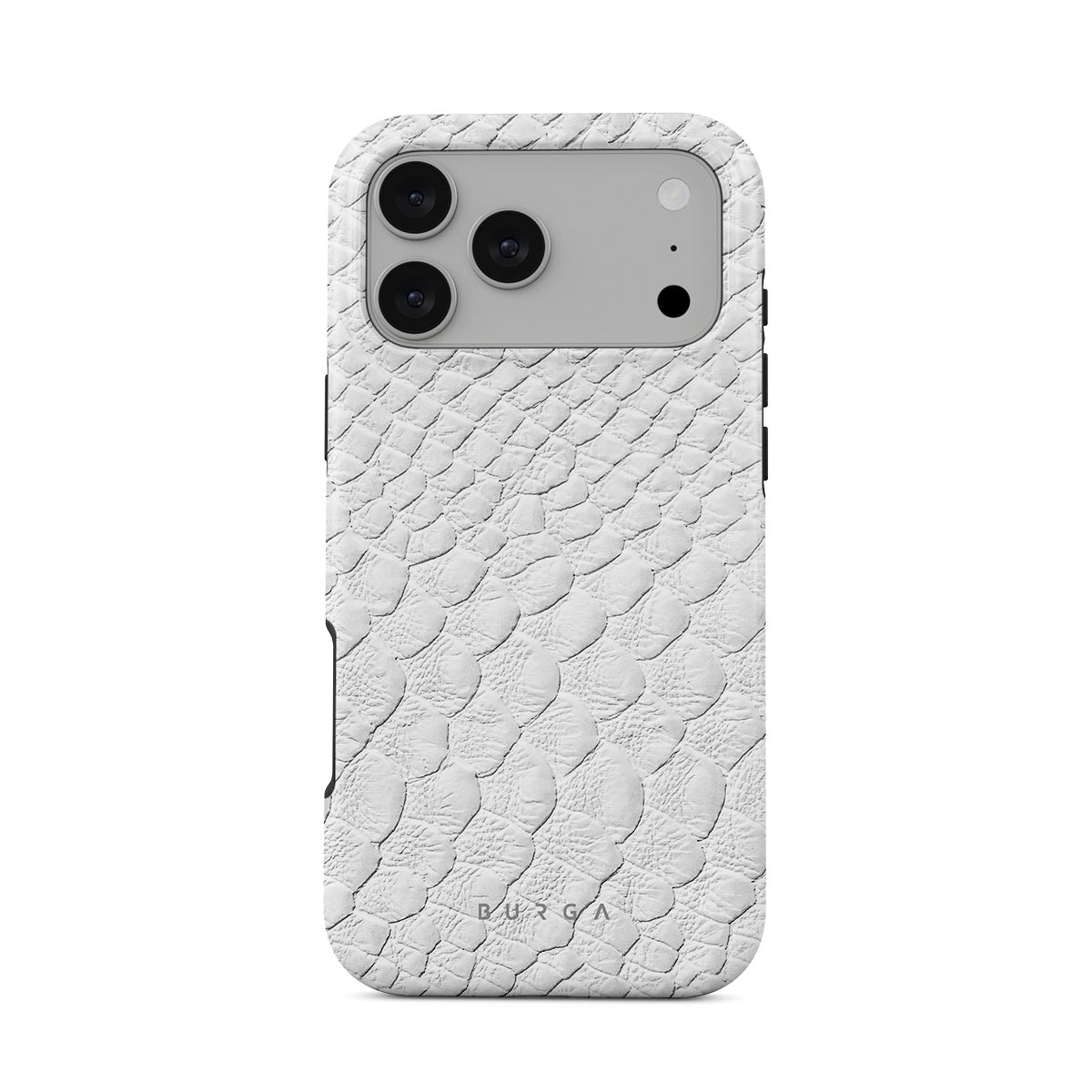 Glacial Desert - White Snakeskin iPhone 17 Pro Max Case | BURGA