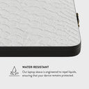 Glacial Desert - White Snakeskin Laptop Sleeve 10