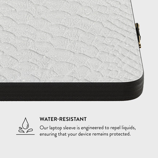 Glacial Desert - White Snakeskin Laptop Sleeve 10